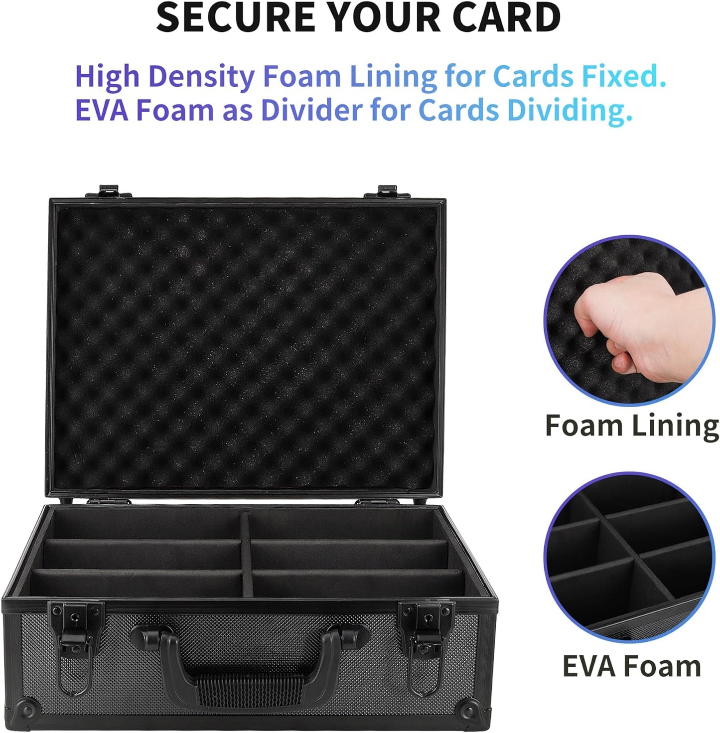 Toploader Storage Box for 3" X 4" 35Pt Rigid Card, Top Loader Card Storage Hard Case, Sports Card Storage Boxes for Trading Cards, Top Loaders Holder (Holds 600+ Toploaders)