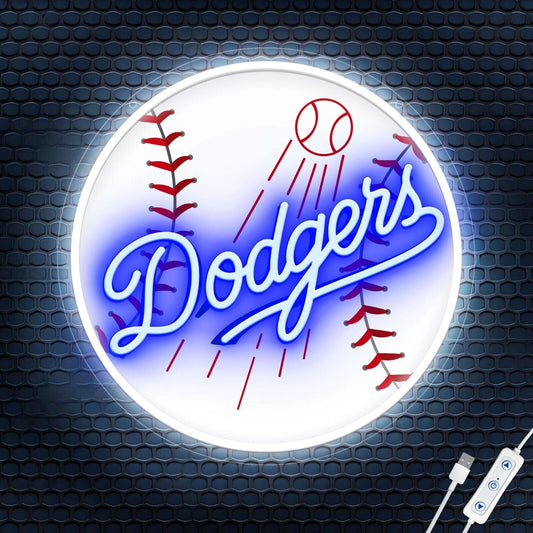 Baseball Neon Sign Sports Neon Club Bedroom Man Cave Men'S Sports Decor Baseball