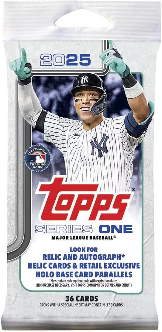 2025  Series 1 Baseball Trading Card MLB Jumbo Fat Pack