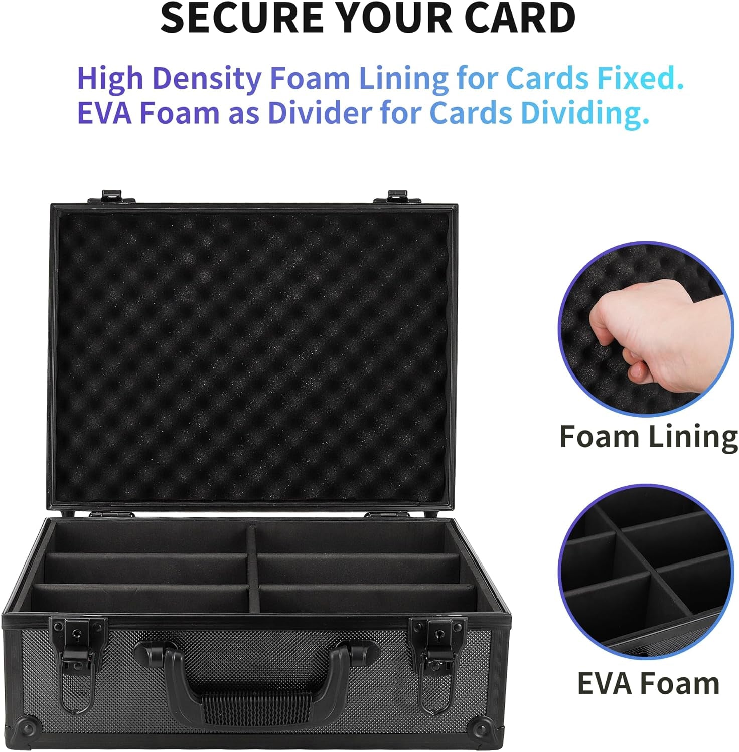 Toploader Storage Box for 3" X 4" 35Pt Rigid Card, Top Loader Card Storage Hard Case, Sports Card Storage Boxes for Trading Cards, Top Loaders Holder (Holds 600+ Toploaders)