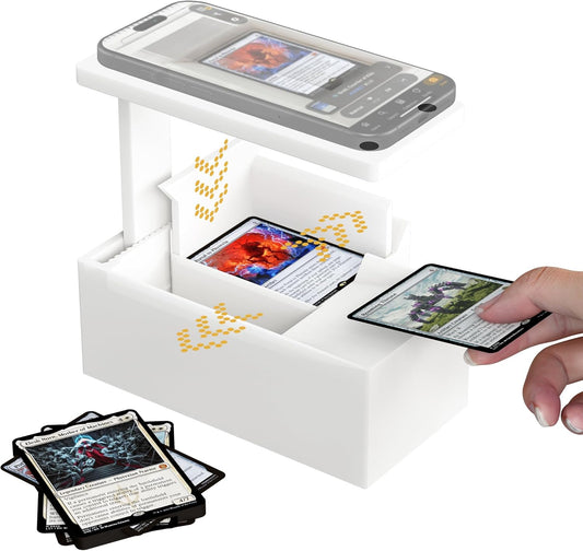 Scanstand for Standard Size Trading Cards, Easily Scanning MTG Cards, Phone Holder Manabox Card Scanner, Quickly Scan and Price Check MTG Cards, Only Available for Manabox