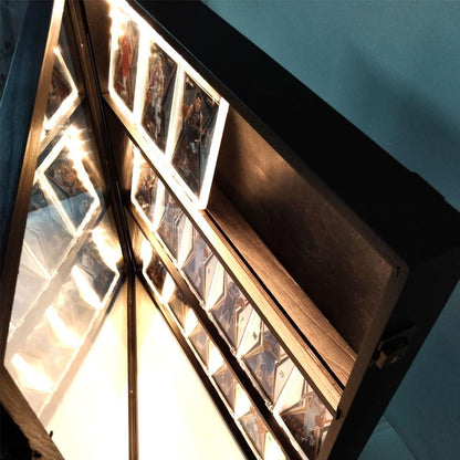 Card display case with UV Protection ,lighted Strip (Cards Not Included)