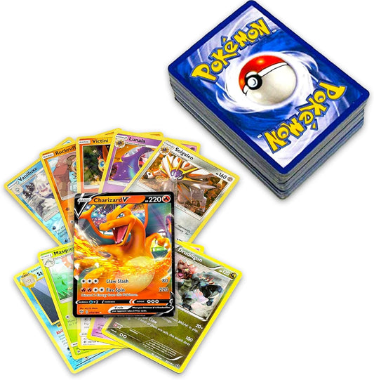 50+ Official  Cards Collection with 5 Foils in Any Combination and at Least 1 Rarity, GX, EX, FA, Tag Team, or Secret Rare
