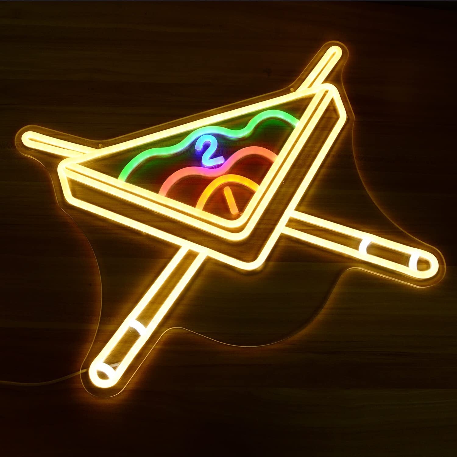 Billiards Ball Decoration Neon Signs Sports Light LED for Gym Bar Club Snooke...